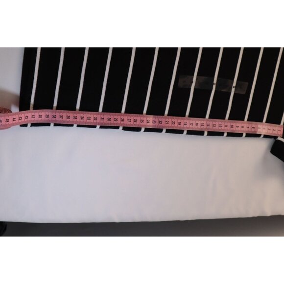 Ralph Lauren Women's Black & White Striped Scoop Neck‎ T-Shirt Size S/P Cotton - Picture 9 of 10